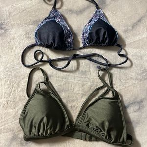 Bundle of 2 bikini tops size M